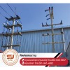 งานปักเสาไฟ-พาดสายไฟแรงสูง ชลบุรี - รับเหมาติดตั้งระบบไฟฟ้าแรงสูงชลบุรี